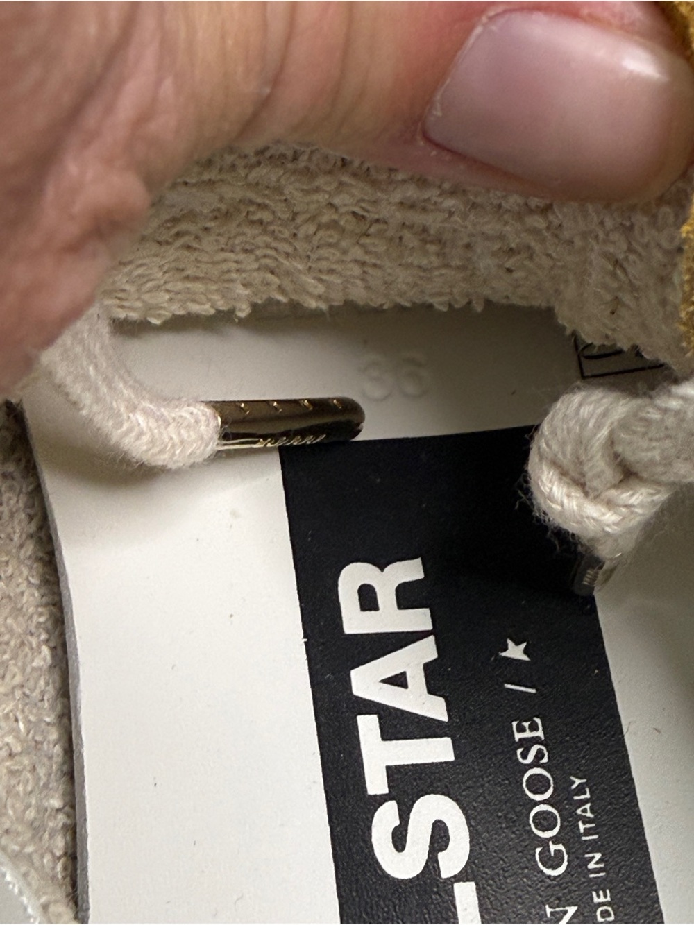 Golden Goose Ball Star Ocre Suede 36 - Picture 5 of 10